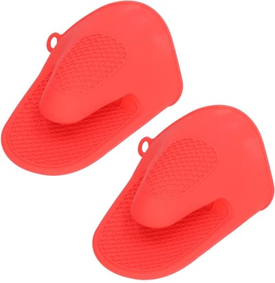 Dailygoods- Ovenwanten Hittebestendig - Siliconen - 2 Stuks - Antislip - Kookhandschoenen - Veilig Vastpakken