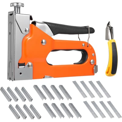 Handbescherming Handmatige Spijkermachine 3 In 1 Nietmachine Set voor DIY Thuis Zacht Hout Meubels