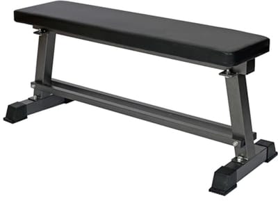 Flat Fitness Bank voor Krachttraining tot 300 kg - Verstelbare Gewichten