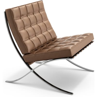 Knoll International Mies van der Rohe Barcelona Fauteuil - Volo Tan - bruin - Relax