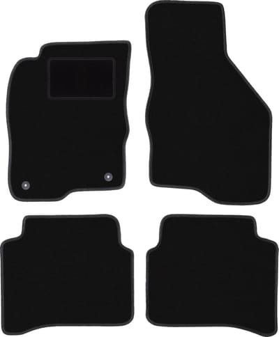 Zwarte veloursmatten voor: Mitsubishi Galant VIII stationwagen, sedan (1996-2007)