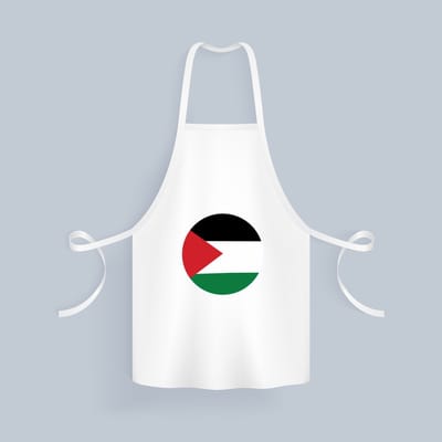 Akyol - palestina vlag Keukenschort - Palestina - mensen die liefde willen geven aan palestina - degene die van palestina houden - supporten - oorlog - verjaardagscadeautje - gift - geschenk - kado - 82 bij 71 cm