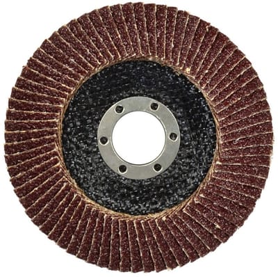 GEKO Aluminiumoxide lamellenschijf - 115 mm - korrel 36 - voor slijpen en afwerken - 10 stuks