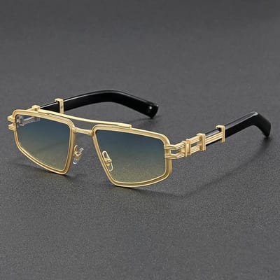 Hoge Kwaliteit Hoge Kwaliteit Europese en Amerikaanse Vintage Stijl Tijdloze zonnebril heren high-end stijl punk stt zonnebril