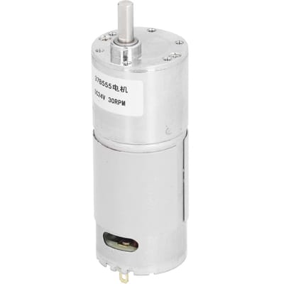 DC Motor 37B555 Worm Elektrische Reductiemotor voor Raamopeners Miniatuur Lieren DC24V 30RPM