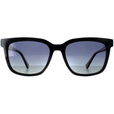 Guess GU00050 01D glanzend zwarte smoke gepolariseerde zonnebril