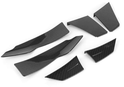 Dailygoods- Voorspoiler Koolstofvezel - Aerodynamische Splitter - Body Spoiler - CNC-gietvorm - Eenvoudige Installatie - UV-beschermde Coating - Frontsplitter