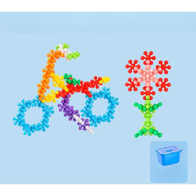 Kleuterschool Sneeuwvlok Vroege Educatie Speelgoed Bouwstenen Pruimenbloesem Bouwstenen Educatief Kinder Concentratie Speelgoed Assemblage