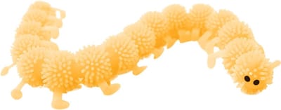 Hoogwaardige Lieve Rups Fidget / Noodle Rups / Rups Toy | Rekbare Rups | Anti Stress Fidget | Geel