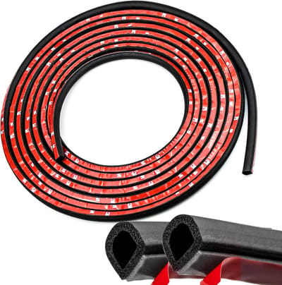 Joiride - Autodeur Strip - Auto Deur Rubber Afdichting - Afdichtstrip - Auto Accessoires - 5 Meter - EVOSEAL