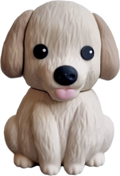USB-stick schattige Hond Puppy Huisdier - 8 GB Flash Drive - Memory Stick Data Opslag - grappige gadgets - Beige - tiener jongen meisje - voor Grote Kinderen - voor Moeders