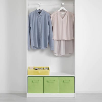 Opbergdozen Set van 6, Vouwbare Opbergkubussen van Stof, Groene Organiser voor Thuis en Kantoor