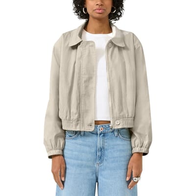 s.Oliver -qs Jackets Outdoor Beige Maat: XXL | Korte Jassen Outlet | Dames | Beige
