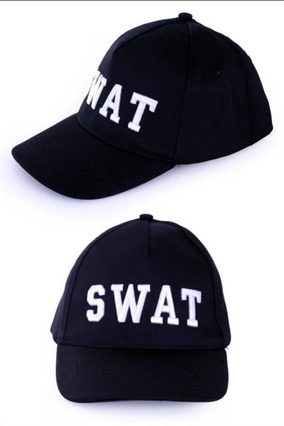 12x Baseball cap SWAT - Swat team politie ME pet carnaval thema party festival