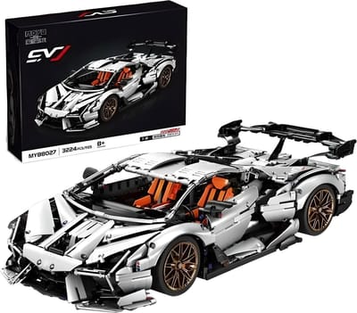 Moyu Block my88027 | Lamborghini Aventador SVJ | 3224 onderdelen | Schaal 1/8 | Afmetingen 56×28×15CM | Leeftijd 8+ | Compatible met bekende merken