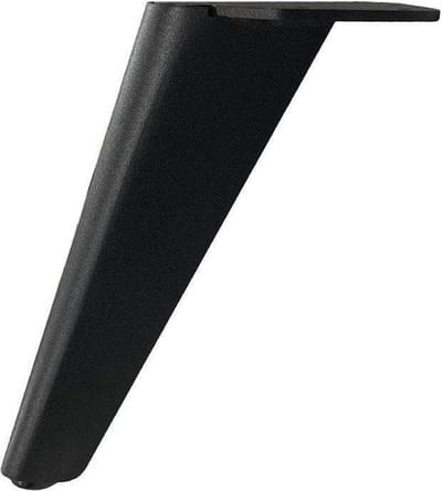 FLE - Stalen meubelpoot zwart design 9 bij 4,5 cm en hoogte 16 cm
