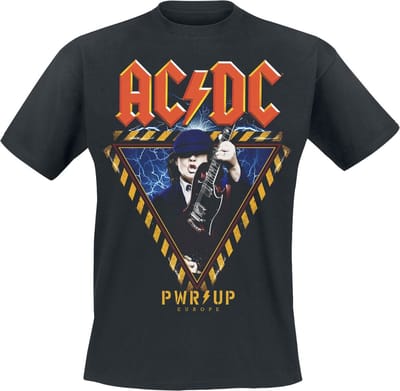AC/DC PWRUP European Tour 2024 Heren T-shirt - zwart - S