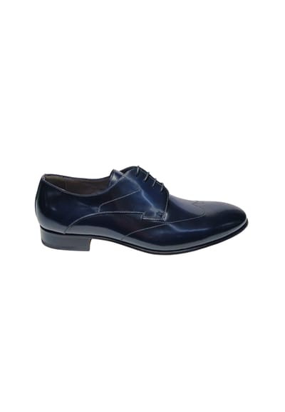 pb10372C9ccrv750 Pollini Man Blauw leer