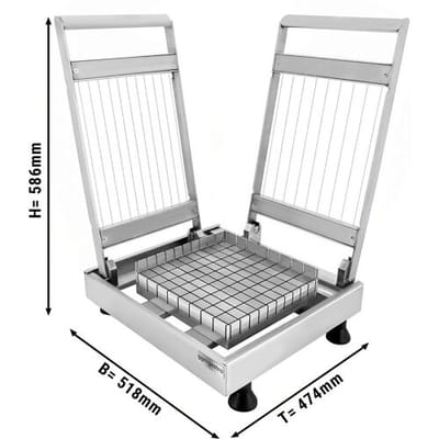 GGM Gastro Pralinenschneider - Drahtabstand: 21 & 28mm - doppelt - inkl. 2 Rahmen