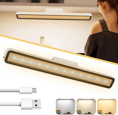 Onderkastverlichting - Dimbare LED-Lichtbalk - 3 kleurmodi - Aanraakbediening - Leeslampjes Voor Wandplank/Kast/Spiegel