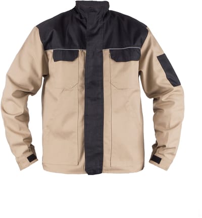 TMG STYLE WORK KHAKI Werkjas HEREN Veiligheidsjas Khaki - Slijtvast - Comfortabel - Ademend