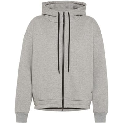 Sweater Deha Black Trims Full Zip Hoodie - Fashion Wear - Vrouwen