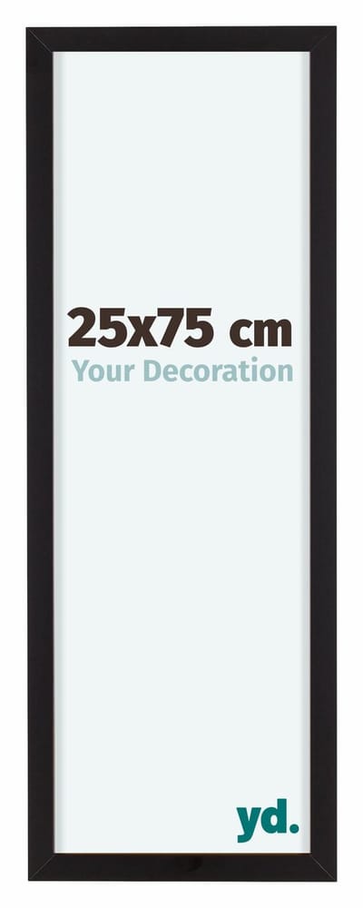 Your Decoration - Fotolijst 25x75 cm - Aluminium - Zwart - Virginia