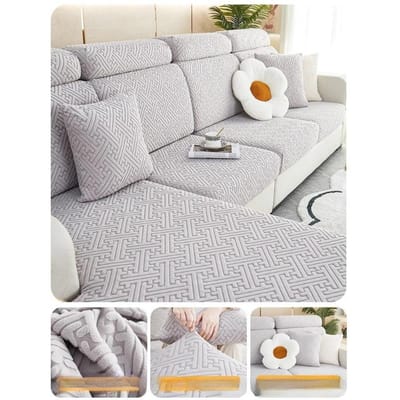Elastische Vier Seizoenen Universele Bankhoes Volledige Inclusieve Universele Hoes Stoffen Bank Kussenhoes Handdoek 95-120cm*160-190cm,5-20cm