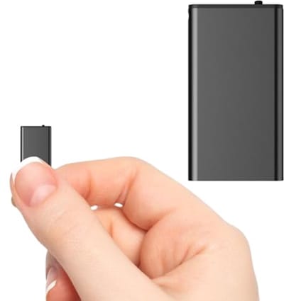 Mini Dicteerapparaat met 16 GB en Ruisonderdrukking - Ideaal voor Vergaderingen en Interviews