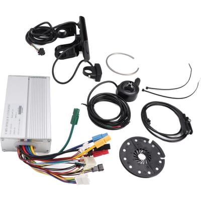 Motor Conversie Kit 36V48V 30A Vierkante Golf Controller Vermogen Snelheid Hulp Sensor LCD Paneel voor black