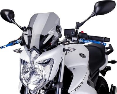 Motorfiets Windscherm - Winddeflector Kuipruit - Bescherming Tegen Wind - Windtunnel Getest - 3 mm dikte - Getint