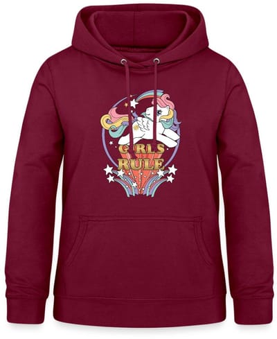 My Little Pony Retro Girls Rule Statement Hoodie Dames