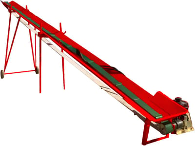 Transportband 7,5 meter brandhout met benzinemotor 2,5 pk Torros HTB75