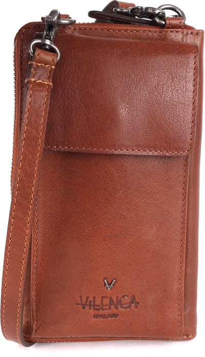 Echt leren kleine crossbody tas voor dames – mobiele telefoontas, trendy en casual met verstelbare schouderband