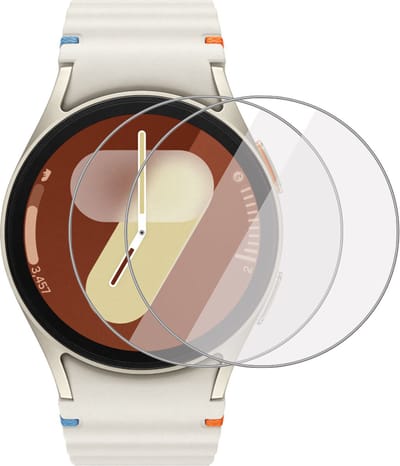 2x Screenprotector geschikt voor Samsung Galaxy Watch 7 40mm - Folie Screen Protector