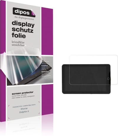 dipos – 2x Beschermfolie geschikt voor Xhorse Dolphin II | Krasbestendige & heldere Screenprotector Ultra-Thin