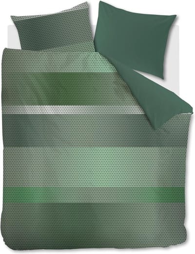 Beddinghouse Dutch Design Love song dekbedovertrek - Lits-Jumeaux XL - 260x200/220 cm - Groen