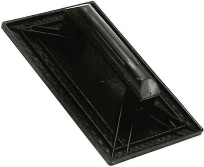 Mortelplank met Handvat voor Beton en Metselwerk Zwart