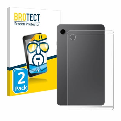 BROTECT - Screenprotector voor Samsung Galaxy Tab A9 WiFi (Achterkant) - Folie Beschermfolie transparant 2 Stuks