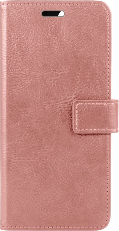 Hoesje Met Pasjeshouder - Geschikt voor OnePlus Nord CE 3 Lite - Luxe Bookcase Portemonee - Flip Case - Kunstleer Book Case - Flipcase - Book Cover - Walletcase - Portemonneehoes - Rosé goud