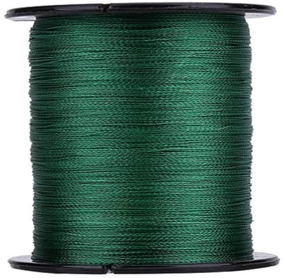 SnelShoppen - Braided Fishing Line 300m - PE Braided 4 Strands - Super Sterke Visserslijn - Multi-filament Groen - Duurzaam en Robuust - Perfect voor