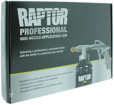 Raptor Liner Spuitpistool - Variabel Textuur