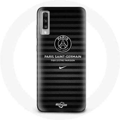 Beschermhoes - PSG - Samsung Galaxy A70 - Zwart - Flexibel - Sportief
