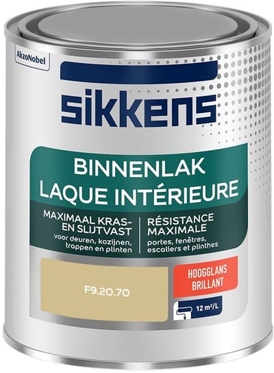Sikkens - Binnenlak Hoogglans - F9.20.70 - Mengverf - 750 Ml