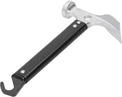 Dailygoods- Camping Hamer Stevig - Outdoor Mallet - Lichtgewicht Aluminium - Antislip Grip - Duurzaam - Ideaal voor Tentstaken - Kampeerhamer