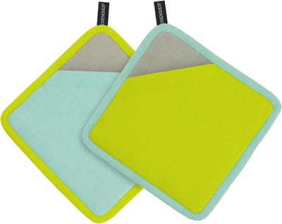 Set met 2 pannenlappen - 100% katoen