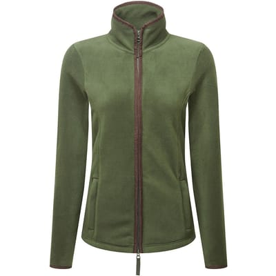 Premier Dames/Dames Artisan Fleecejack (Mosgroen/bruin)
