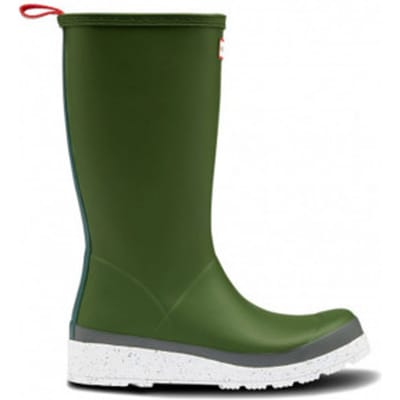 Hunter - Regenlaarzen voor dames - Play Speckle Sole - Hoog - Mosgroen - maat 37EU