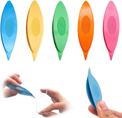 Vijf kleurrijke shuttlecocks voor het naaien van kant, handgereedschap voor ambachten en creatief knutselen, eenvoudig in gebruik