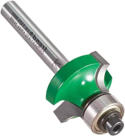 Geleide Afrondfrees - Randfrees Bit - Meubelranden Afwerken - Met PTFE Anti-aanbaklaag - 6mm Radius - null